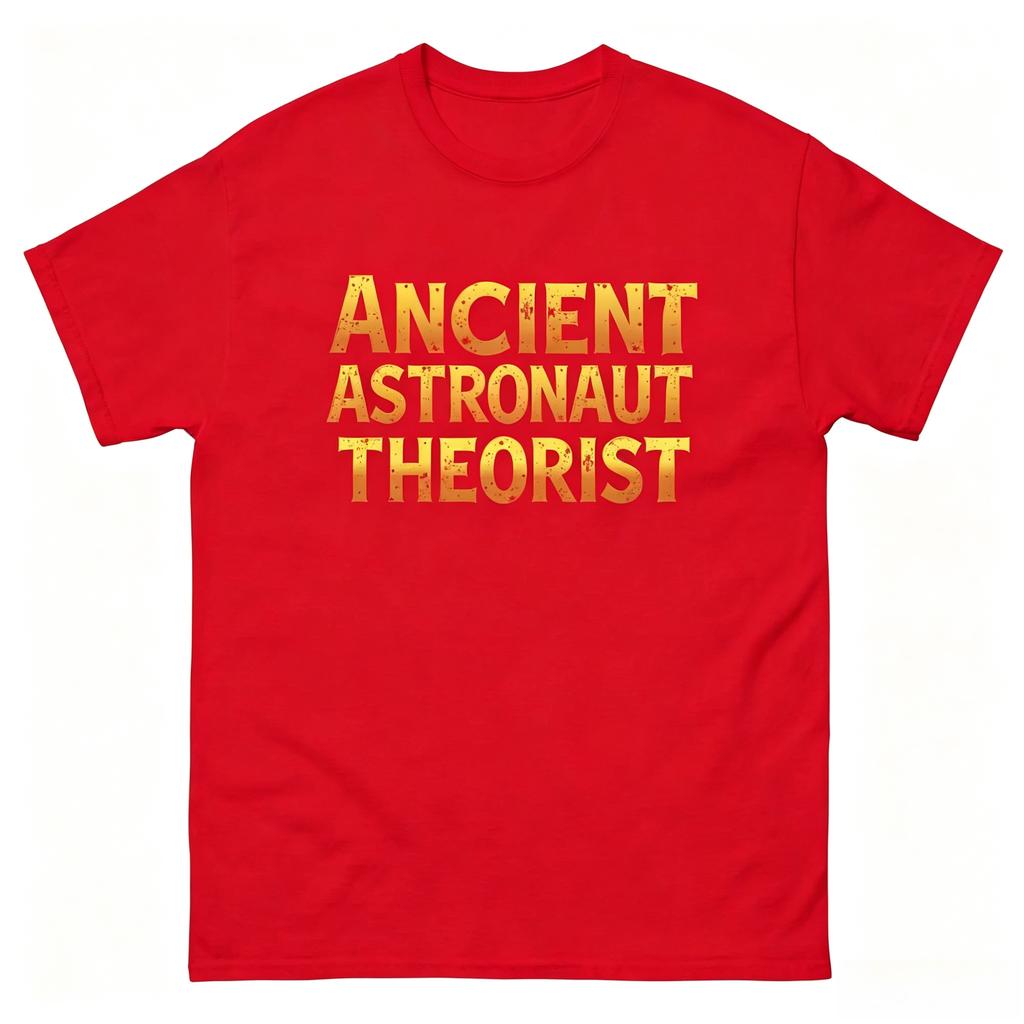 Ancient Astronaut Theorist Tshirt Ufo Researcher Graphic Tee Conspiracy Theory Unisex Shirt Paranormal Investigator Gift
