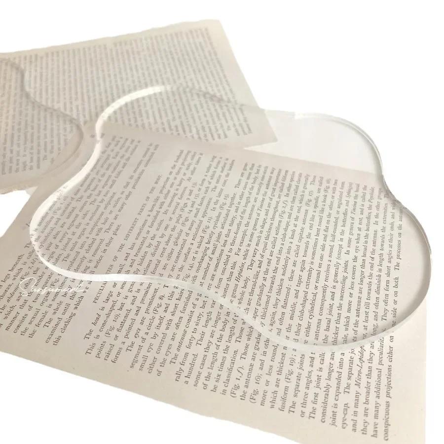 Irregular Transparent Acrylic Coaster Ins Wind Creative Heat Insulation Mat Waterproof Tea Coasters Placemats for Dinner Table