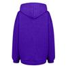 Spring and Autumn Four Seasons Women's Casual Loose Long Sleeve Zip-up Hoodie with Long Lining Coat