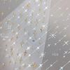 3D Starburst & Moon Embossed Nail Art Stickers - Fairy Stars, French Style