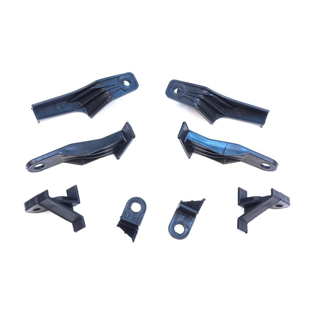 EHL506+EHL507 Headlight Holder Mount Repair Bracket Tab Set Left Right Side for Toyota Corolla MK11 4-Door Sedan 2014-2016 8115002E60 8111002E60