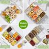 4/8 Vakken Snackdoos Container Draagbaar Reis Koelkast Voedsel Opbergdoos, Snack Organizer, Verdeelde Opbergcontainers Saladebox