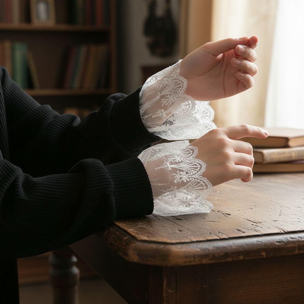 Detachable Fake Cuff White Lace Cuff New False Sleeve Cuffs