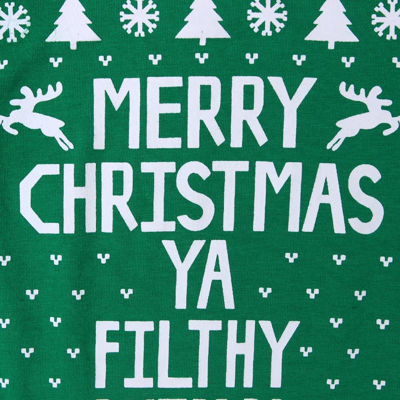 Cadou de Crăciun pentru bebeluși Nou-născut băiat fată Body cu mânecă scurtă pentru bebeluși cu litere imprimate salopete haine