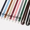 Wide solid color mobile phone lanyard lanyard design School card camera lanyard