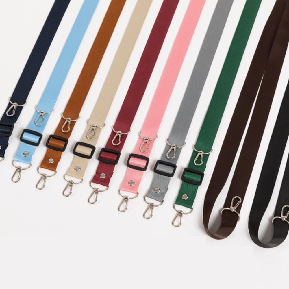 Wide solid color mobile phone lanyard lanyard design School card camera lanyard