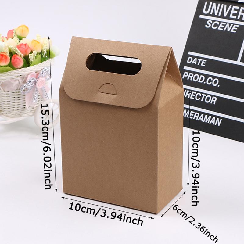 WTEMPO Foldable DIY Paper Gift Handbags Universal Packaging Bags Ideal for Storing and Gifting Delicate Items Perfect for Birthday Wedding