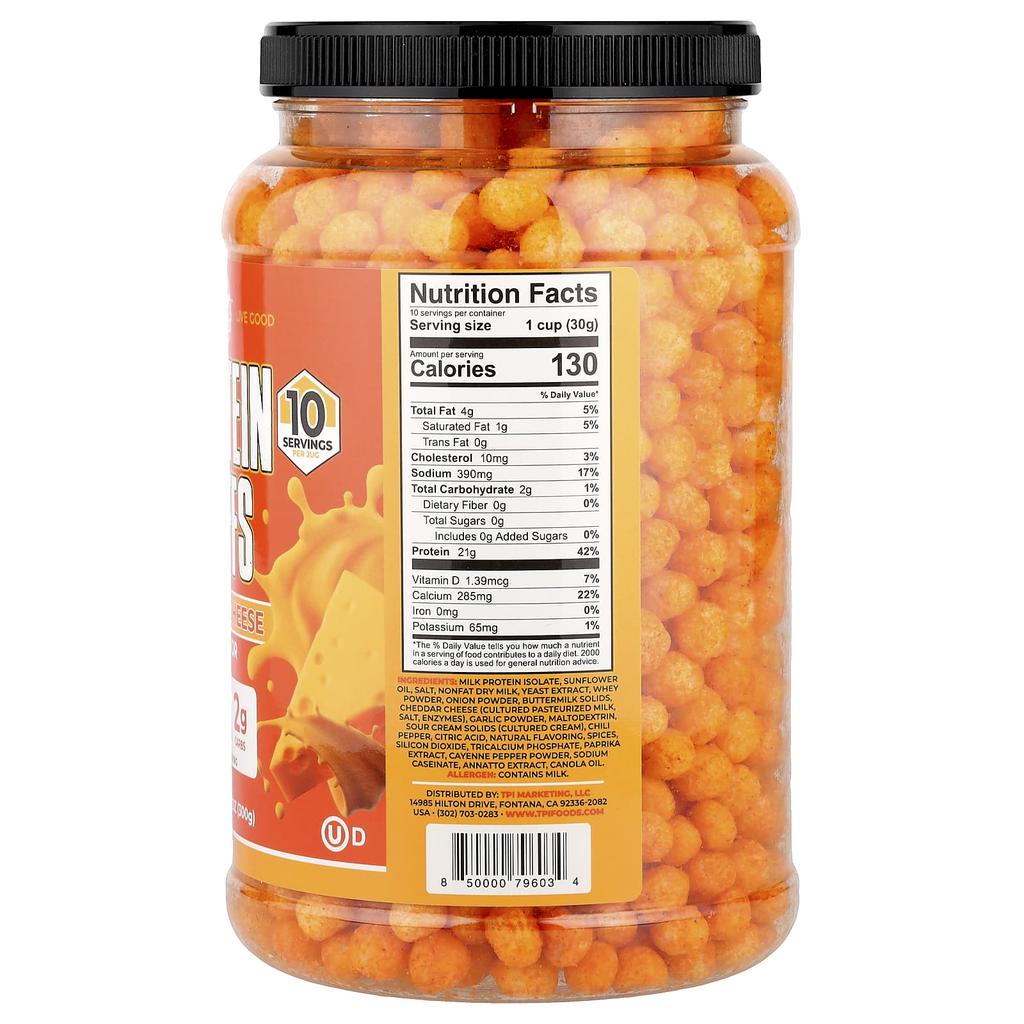 Chrupki proteinowe, ser nacho, 300G(10.6Oz)