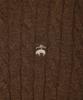 BROOKS BROTHERS [Heritage] Wool Cashmere Cable Sweater (Brown) (Bbwrmhg411)