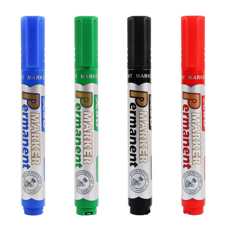 Black Waterproof Oil-Based Refillable Thick Marker with Large Capacity and Broad Tip