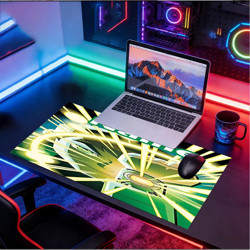 Custom Name Personalized Ben 10 Cartoon Pattern Mousepad, Laptop PC Desk Mat, Decorative Desk Mat for Home Keyboard Pad Gift