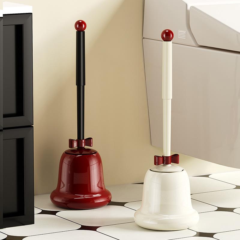Toilet Brush Household Bell Shape Bathroom Toilet Cleaning Floor Type Deodorant Brush with Base
