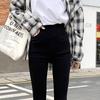 Leggings Women's Outer Wear Summer Thin High Waist Tight Elastic Small Black Pants Small Feet Magic Black Pencil Pants Spring and Autumn