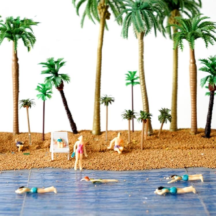 Miniature Different Poses Swimming People Model People Swimming Figures for Miniature World and Crafting