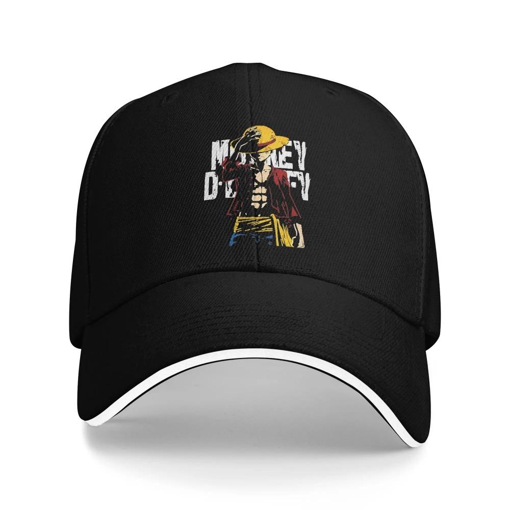 Op-Op Baseball Cap Hip Hop Trafalgar Law One Piece Anime Sandwich Hat for Men Women Breathable Hats Cap Sport