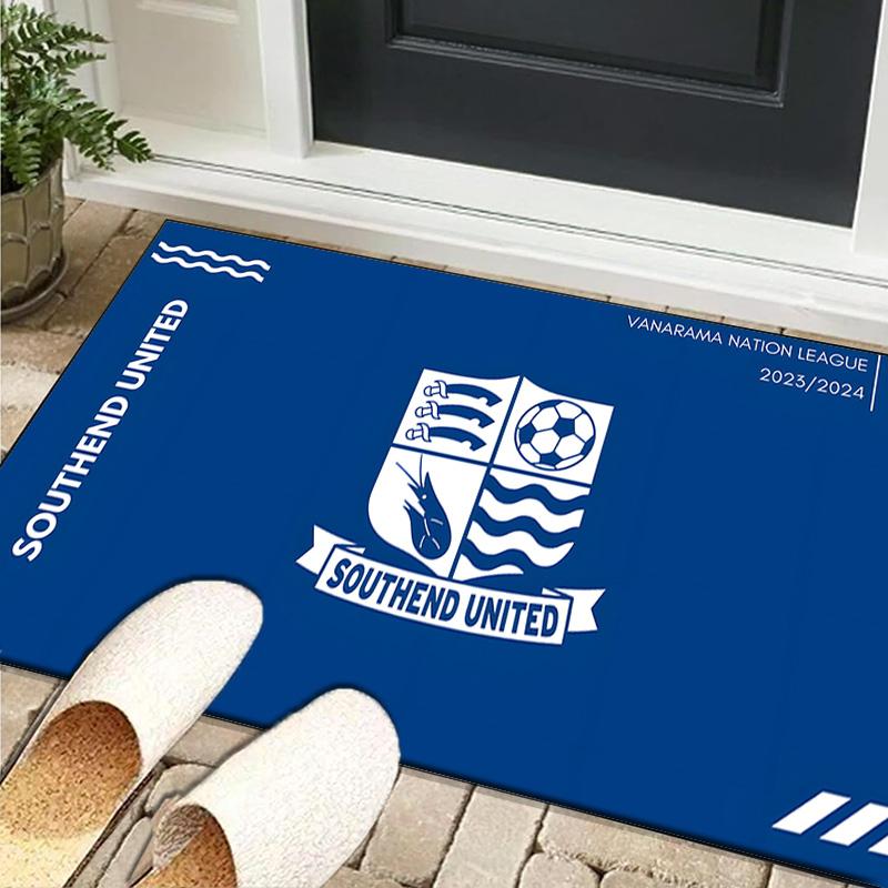 1PC rug Southend Crest Design Carpet, Chair Rug,Area Rug for Office Bedroom living rooms bedroom, Doormat decor Christmas fan gifts