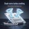 Foldable All-Metal Laptop Cooling Stand with Portable Storage