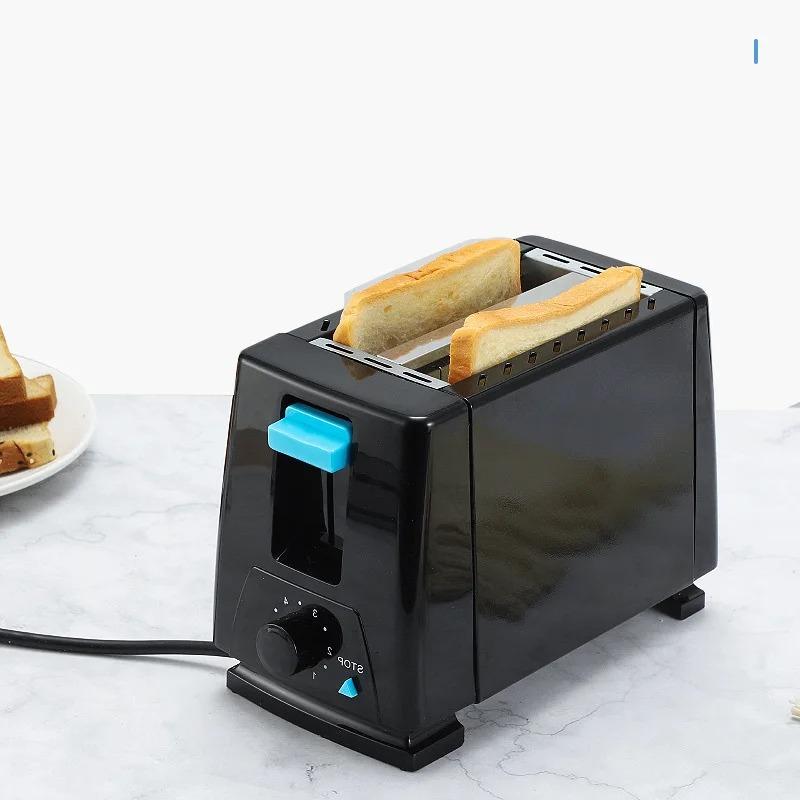 Macchina per il Pane 1PC Uso Domestico Acciaio Inossidabile Automatico Tostapane Forno a Fessura Doppia Larga Panini Toast Pane Ciambelle Macchina per la Colazione