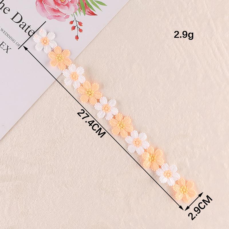 Computer Embroidery Cartoon Fruit Butterfly Color Petal Hand Account Diy Lace Accessories Water Soluble Embroidery Ribbon Cloth Sticker