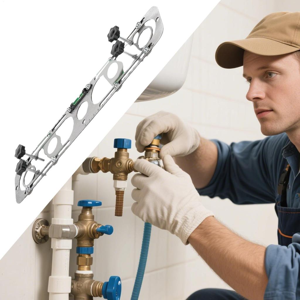 Hot Water Pipe Leveler Tool Plumbing Faucet Leveling Tool Professional Repair Adjustable Fixing Bracket Gadget For Kitchen