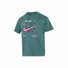 Men's Green Short-Sleeve T-Shirt for Fitness and Outdoor Training