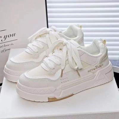 Fashion Women's Casual Shoes 2024 Spring Autumn New Comfortable Running Shoes Breathable Platform Sneakers Outdoor Trend Walking Flats