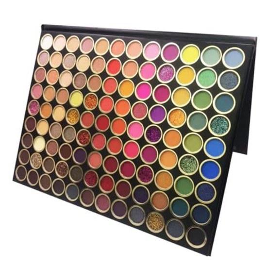 108-color Professional Eyeshadow Palette Matte Shimmer Color Eyeshadows Highly Pigmented Waterproof Long-lasting Nude Eye Makeup Set