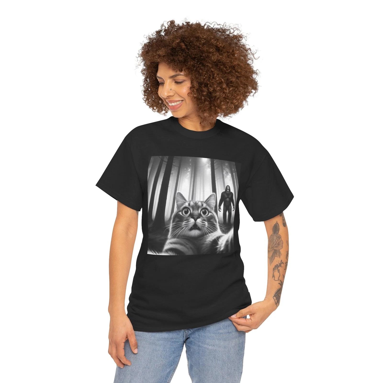 

Funny Cryptozoology T-Shirt | Cryptid Hunter Tee | Cat Shirt 3XL