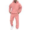 2025 European & American Autumn/Winter Plus Velvet Fashion Hoodie Set: Casual Loose Fit, Long Sleeve & Hooded