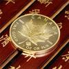 Moneta d'Oro Foglia d'Acero Canadese, 2015, 2020, 2021, 2023, Moneta Commemorativa Foglia d'Acero, Moneta della Regina del Commonwealth, Moneta Commemorativa per il Commercio Estero