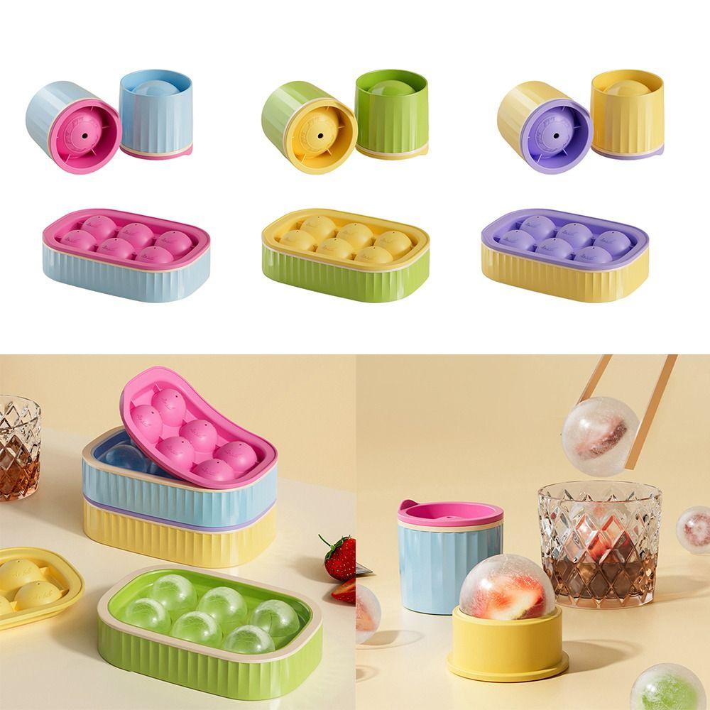 Easy To Demould Ice Box Dopamine Round Ice Trays New Ice Ball Mold