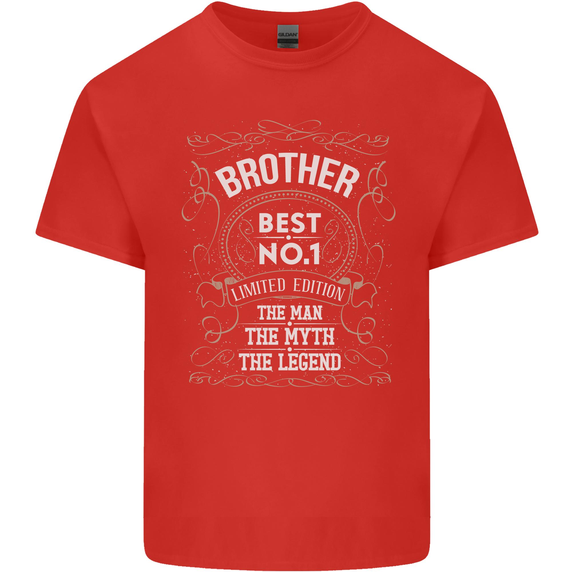 Fathers Day No 1 Brother Unisex Myth Legend Unisexs Light Cotton TShirt S