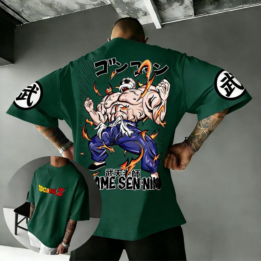 Dragon Ball Anime T-Shirt Herren Damen Baumwolle Kurzarm Meister Roshi Grafik-T-Shirt Japanische Streetwear Sommer Freizeit-Oberteile 2026 Y2k
