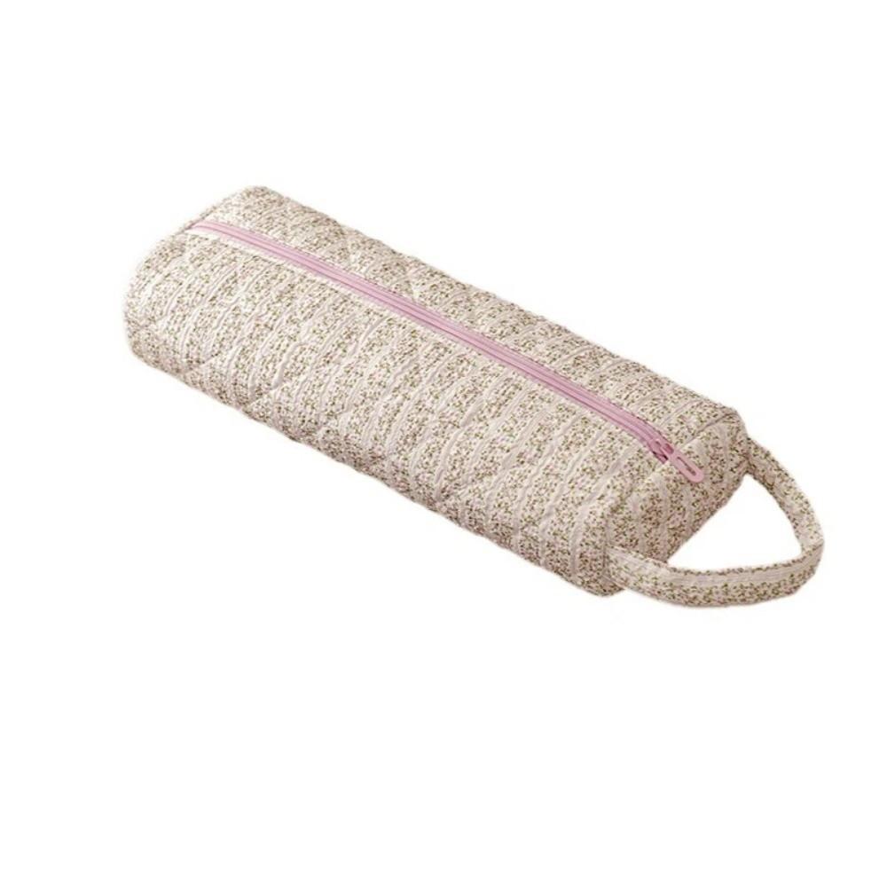 Large Capacity Curler Storage Bag Quilting Cotton Hair Air Wrap Dryer Case  Travel Use