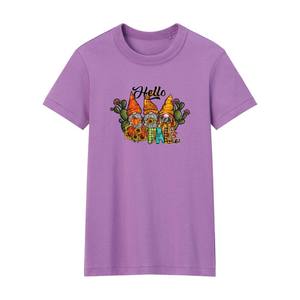 Hello Fall Patch For Clothing Sunflower Heat Press Appliqued T-Shirt Parches Ropa Hoodies Clothes Stickers Diy Craft Supplies