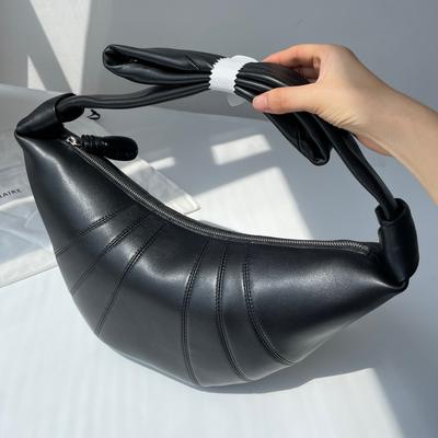 Nové módní crossbody tašky Croissant taška pro ženy Luxusní tašky přes rameno Designové tašky pod paži Pravá kůže Unisex tašky