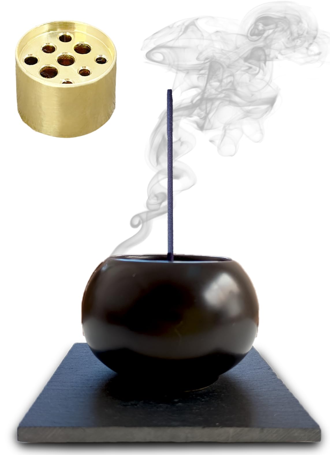 

upFRAME Incense Holder, Incense Burner, Japanese-Style, Ceramic, Stylish, Aromatherapy, Buddhist Altar, Incense Holder, Incense Burner, Mini Buddhist