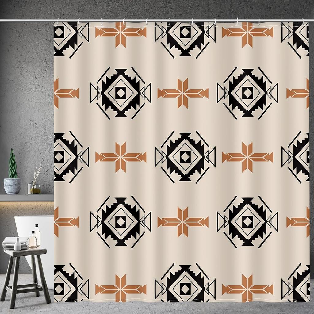 Zitronenfrucht Duschvorhang - Gelbe Zitrone Grüne Blätter Pflanze Floral Modern Natur Stoff Tuch Bad Duschvorhang