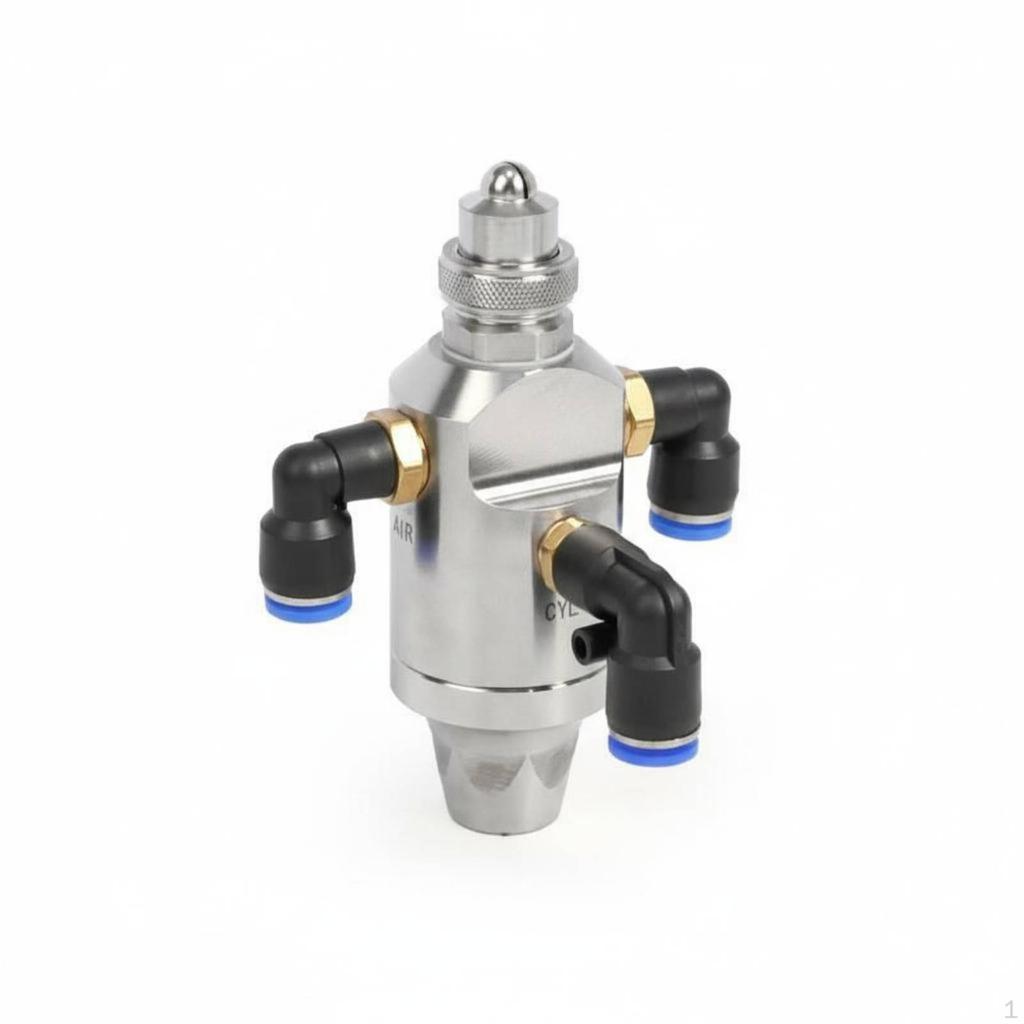 AntiDrip Aerosolizer Nozzle Fine Mist Air Aerosolizing Stainless Steel Industrial Equipment