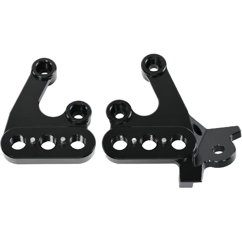 Pedal Mounting Bracket for Surron Light Bee X/S/X160/X260 Dirtbike Off-road Motorcycle Modified Sur-ron Parts (Black)