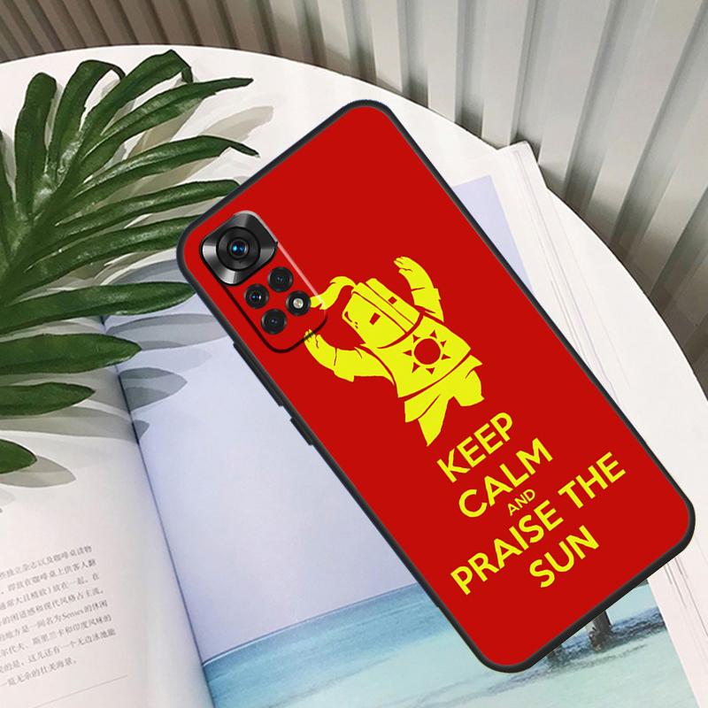 Praise the Sun Dark Souls Funda For Xiaomi Redmi Note 11 10 12 13 14 15 Pro Plus Case For Redmi 15C 10C 13C 12C 14C 15