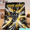 Custom Name Atletico Mineiro Bedding Set 3PCS Duvet Cover Closure Includes 1 Duvet Cover & 2 Pillowcases for All Seasons Bedroom Decor