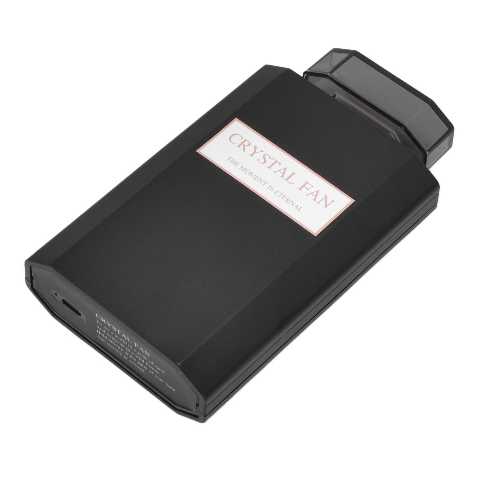 

Handheld Fan 3 Speed Ladies Small Fan USB 1200mAh Battery Rechargeable Handheld Portable Pull Out Design Office Fan чёрный