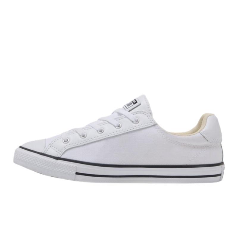 Converse Chuck Taylor All Star Dainty Ox Lucky - White Black Women Sneakers A12951C