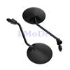 LMoDri One Pair Circle Motorcycle Mirror Rear View Mirrors For Motorcycles E-Bike Honda Scooter Kawasaki Suzuki Yamaha 10mm
