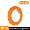 High-Adhesion Washi Tape for Cars Heat-Resistant Orange Stickers for Car Decoration Seam Filling and Car PaintingPinstriping Tape 3