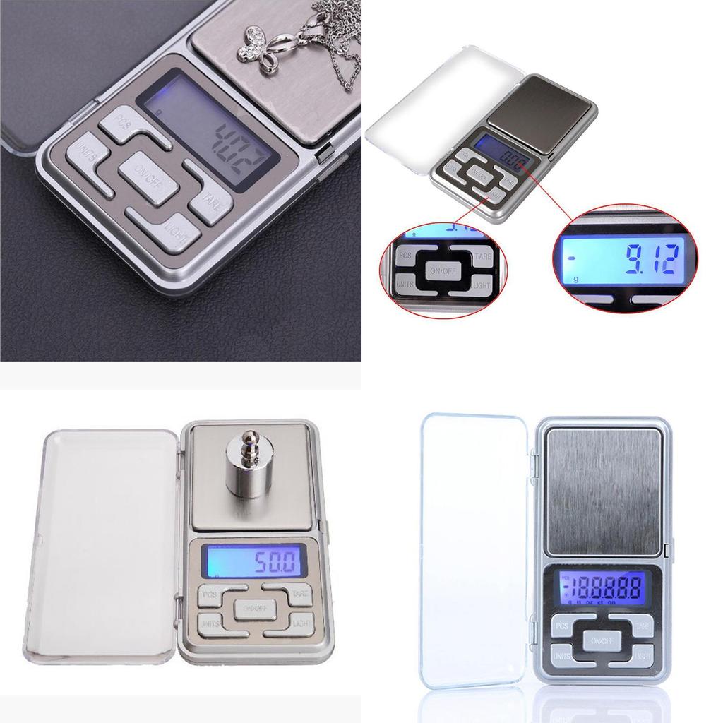 Premium Digitalwaagen im Taschenformat zum Wiegen von Schmuck und Gold mit Mini-LCD-Display