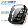 Vidrio+Funda para Amazfit Bip 6 Protector de Pantalla de Vidrio Templado y Parachoques Protector de PC Duro para Accesorios Amazfit Bip6