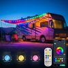 Smart RGB Outdoor Lights 50ft/100ft/200ft/200ft/300ft  Smart RGBIC Eaves LED Lights Festival Flashing Lighting