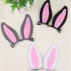 2 Pieces Felts Rabbit Hair Clip Secure Grip Design Hair Accessories For Kids Adults Lightweight Practical Hairpins